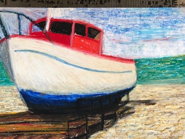 Deze afbeelding heeft een leeg alt-attribuut; de bestandsnaam is 2024-boot-op-strand-3-rotated.jpgboot op strand 3